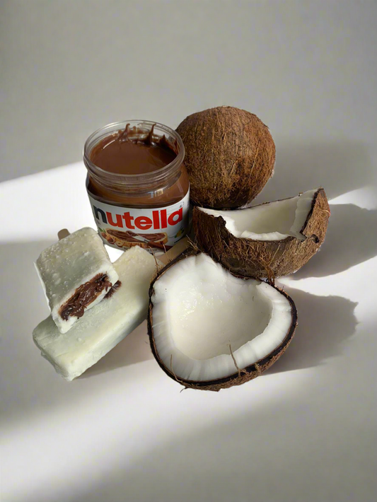 Paleta de Coco Rellena de Nutella